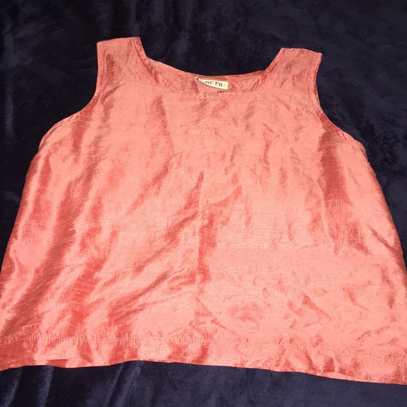 Pink/coral tank top - Picture 1 of 2